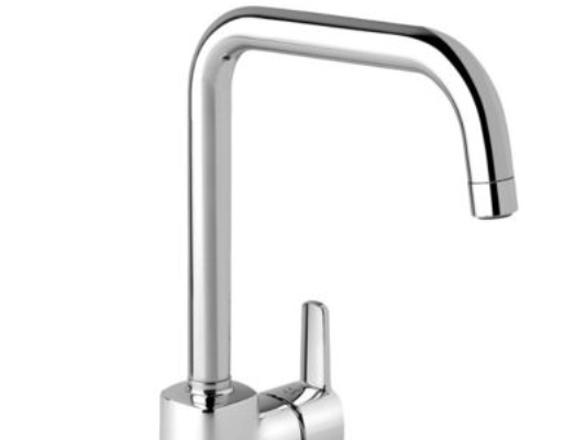 Damixa Einhebel-Küchenarmatur Aus Kiefernholz Mit Keramikkartusche, Wassersparfunktion, Verbrühungsschutz Und High-G-Auslauf