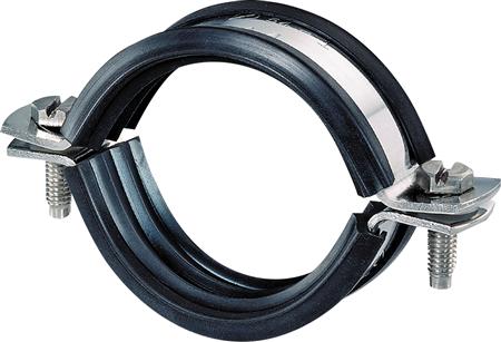 Walraven AISI 316 rørb.75-80mm - Rustfri 2-skrue rørbøjle EPDM med M8/10 gevind | VVS Artiklar - Rör & Kopplingar - Rörstöd och infästningar | GameStuff