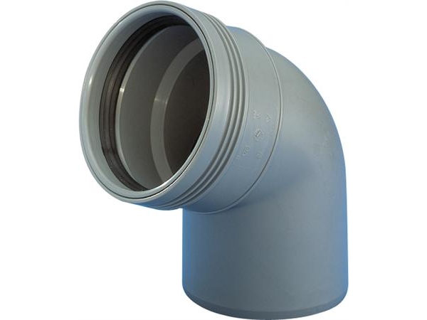 Wavin PP böjning 67 grader Ø 32 mm grå | Gråa dräneringsrör | GameStuff