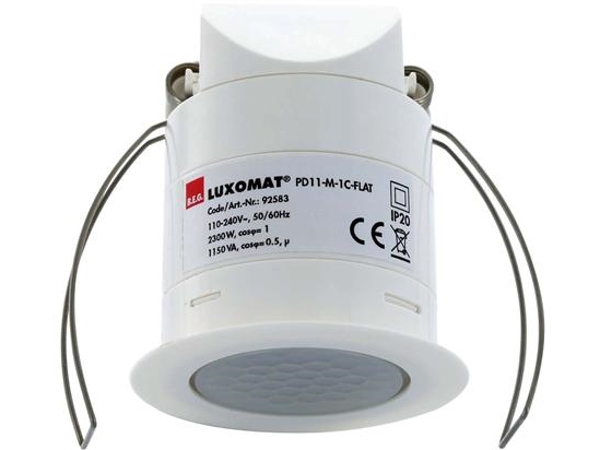 B.E.G. Brück 92583 Anwesenheitsalarm Unterputz, Versenkt 360° Relais Weiß Ip20