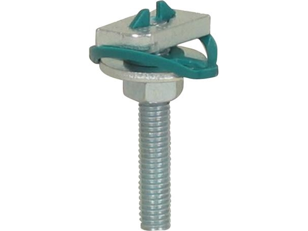 WALRAVEN BIS RapidRail® Hammerfix T-bolt M10x50mm, tykkelse 5,0mm, SW17, for skinne WM 0 til 35. Elforzinket | VVS Artiklar - Rör & Kopplingar - Rörstöd och infästningar | GameStuff