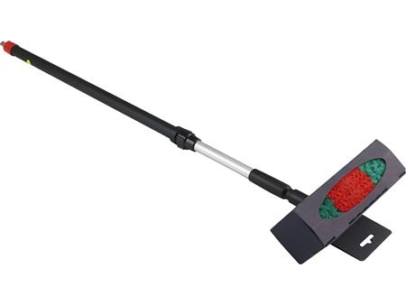 Bilborsteset med vattenflöde, Vikan, svart, aluminium/polyester/PP, 106-160 cm handtag, 25 cm, mjukt, slitsat, klickkoppling, teleskopisk | Bilvård & Biltillbehör - Bilvård märken | GameStuff