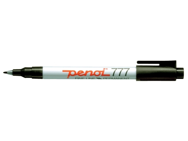 Marker Penol 777 sort 1,0 mm | Skrivredskap - Märkpennor - Permanent Marker | GameStuff