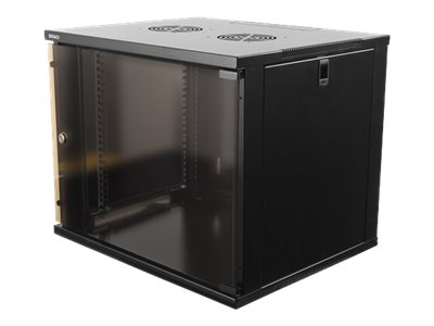 Deltaco 19-5409B - Kabinet - Vægmonterbar, Gulvstående - Sort - 9U - 19"