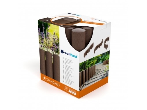Cellfast Garten Palisade Standard 2,3M, Braun-13773