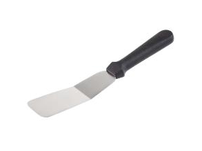 Paletkniv med knæk 6x15 cm blad rustfri stål og sort plastic