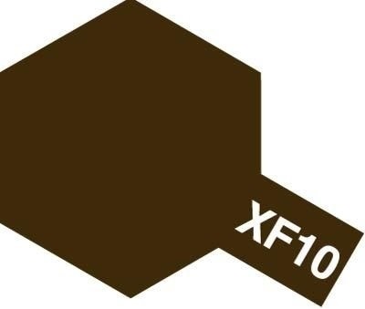 Acrylic Mini XF-10 Flat Brown | Skola & Hobby - Konstmaterial - Akryl & Akvareller | GameStuff