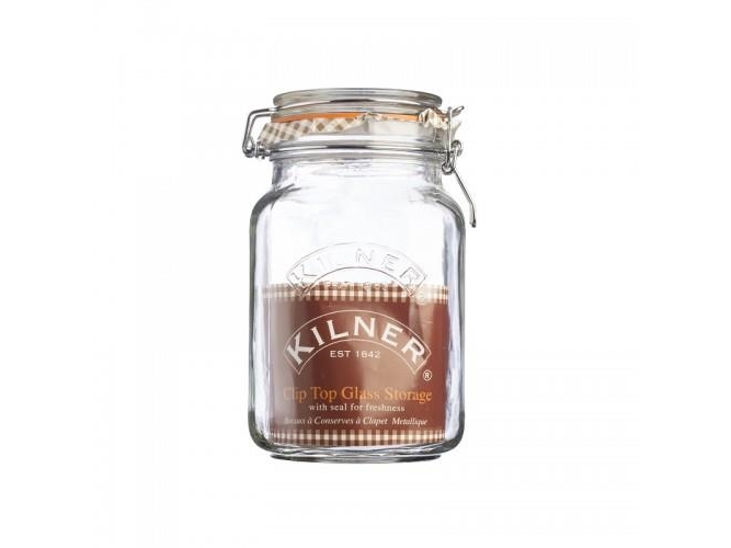 Sloik Quadratisch Clip Top 1,5L / Kilner