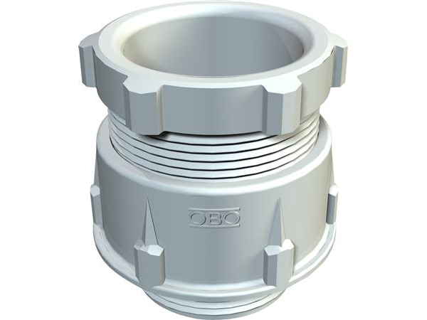 Obo Forskruning Med Løgring M20x1,5 Kabel Ø 9-13 Mm Ip54 Polystyren Lysegrå Ral 7035