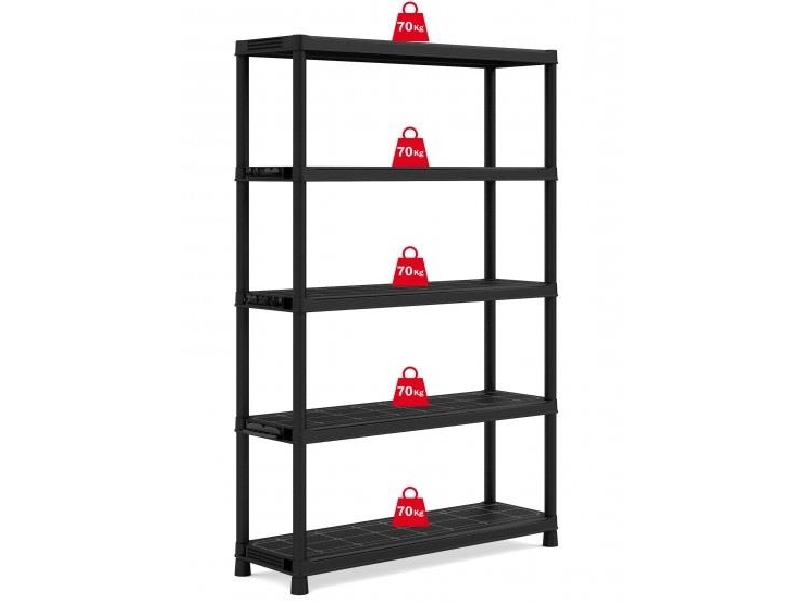 Kleines Regal Storag Plast 120X40x187cm 70Kg/5L