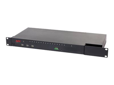 Apc Kvm1116r, Ethernet/Lan, Rack-Einbau, 1U, Schwarz