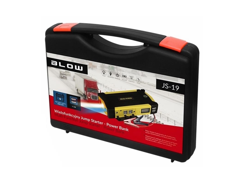 Power Bank - Jump Starter16800mAh JS-19 | Bilvård & Biltillbehör - Säkerhetsutrustning för Bilen - Starthjälp | GameStuff