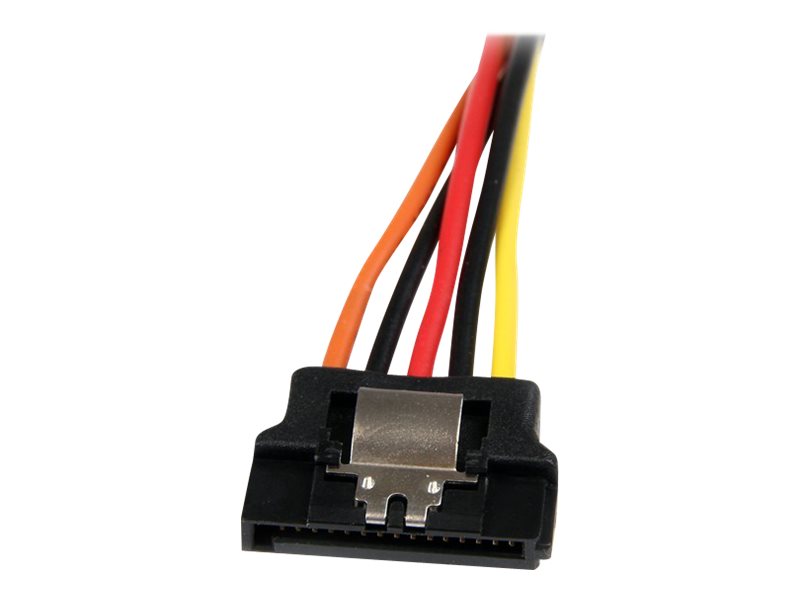 6in Latching Sata Power Y Splitter Cable Adapter Mf 6 Inch Serial Ata Power 1599