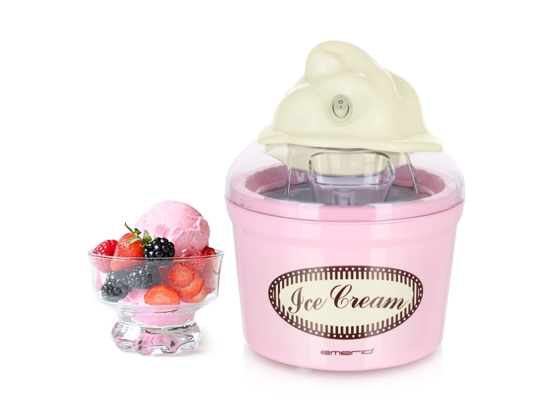 Speiseeisbereiter Retro Pink 1,2L