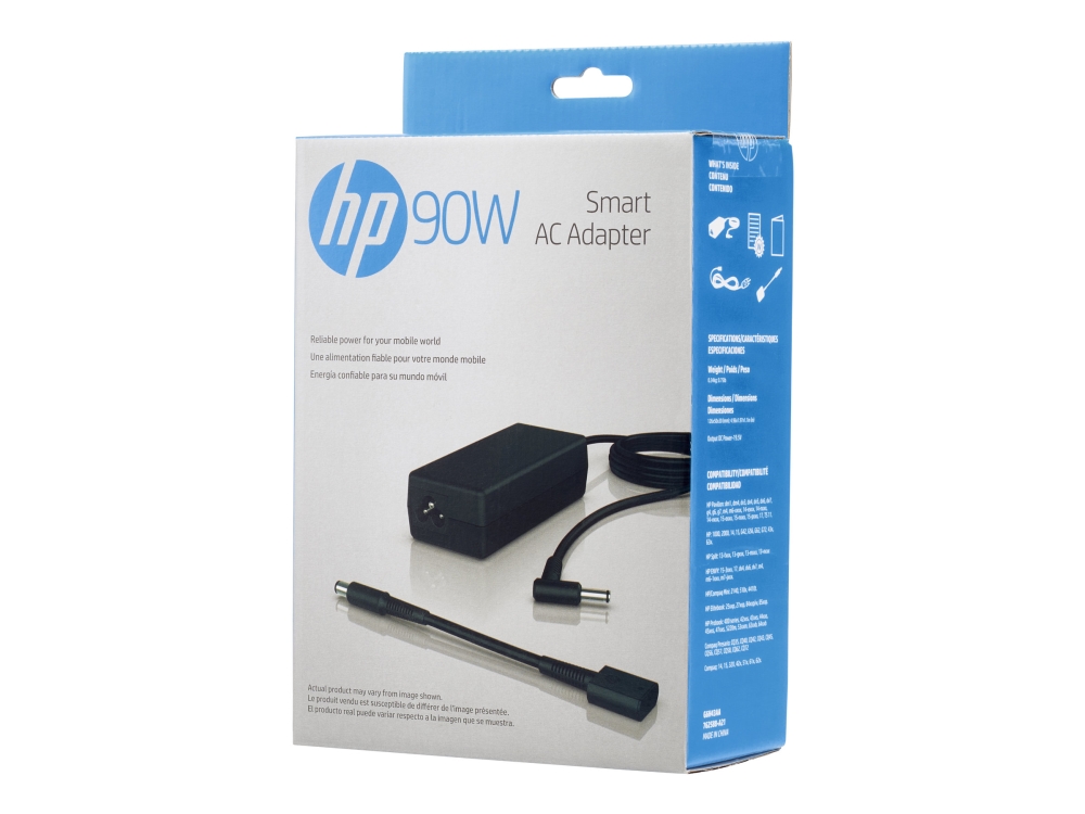 Hp Smart Ac Adapter - Strømforsyningsadapter - 90 Watt - Europa - For Envy Laptop 13 Envy X360 Laptop Pavilion X360 Laptop Spectre X360 Laptop