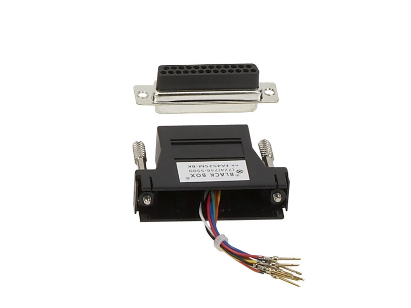 Black Box Fa4525f-Bk, Rj-45, Db25, Sort