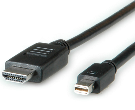 Roline Mini Displayport Kabel, Mini Dp-Hdtv, M/M, 3 M, 3 M, Mini Displayport, Männlich, Männlich, Gerade, Gerade