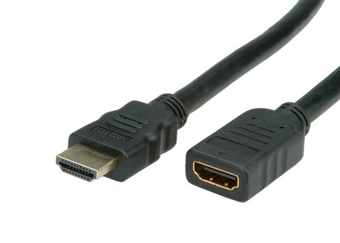 Value Hdmi High Speed Verlängerungskabel, Mit Ethernet, Stecker-Buchse 3,0M, 3 M, Hdmi Typ A (Standard), Hdmi Typ A (Standard), 1920 X 1080 Pixel, 3D