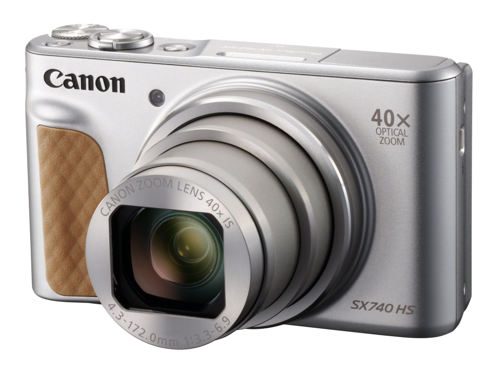Canon Powershot Sx740 Hs - Digitalkamera - Kompakt - 20.3 Mp - 4K / 30 Fps - 40X Optisk Zoom - Wireless Lan, Bluetooth - Sølv