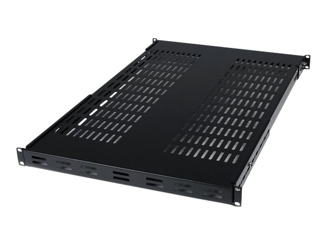 Startech 1U Adjustable Vented Server Rack Mount Shelf - 175Lbs - 19.5 To 38In Deep Universal Tray For 19" Av/ Network Equipment Rack (Adjshelf) - Rac