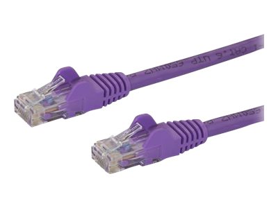Startech.Com 10M Cat6 Snagless Rj45 Ethernet Netzwerkkabel - Lila, 10 M, Cat6, U/Utp (Utp), Rj-45, Rj-45, Violett