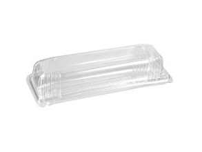 Bakke Flöten 256X100x66 Mm Apet Klar,500 Stk/Krt