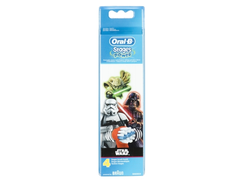 Oral-B Star Wars - Udskiftning Af Elektriske Tandbørstehoveder, 4 Stk