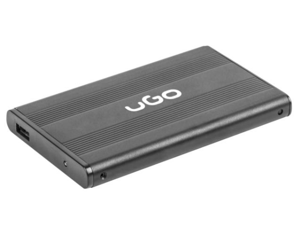 uGo Marapi S120, HDD/SSD kabinet, 2.5, Serial ATA II, USB-tilslutning, Sort