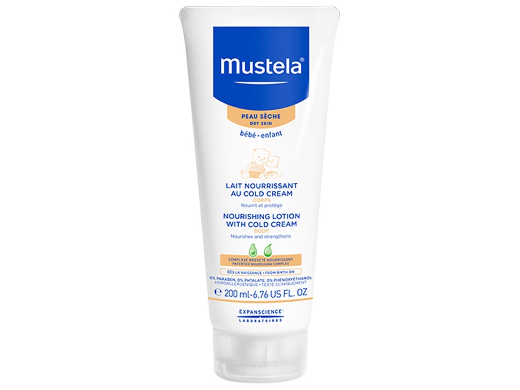 Mustela Nourishing Body Lotion With Cold Cream 200Ml For Baby Dry Skin