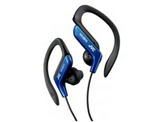 Jvc Ha-Eb75, Kopfhörer, Ohrbügel, Sport, Schwarz, Blau, 1,2 M, Verkabelt