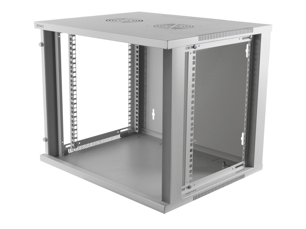 DELTACO 19-5409W - Skåp - väggmontering, golvstående - vit - 9U - 19 | Datorer & Surfplattor - Rackkabinetter - Rackkabinett | GameStuff