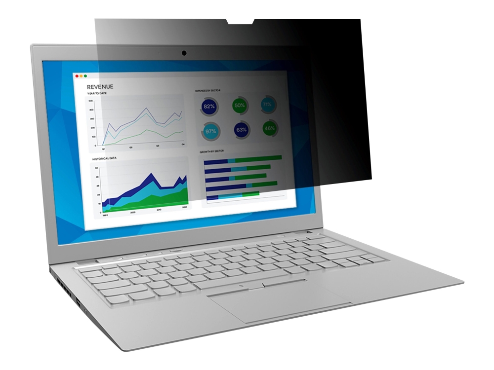 3M Databeskyttelsesfilter - Notebook Privacy-Filter - 13.3" - Sort