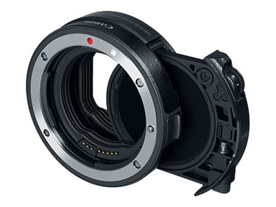 Canon Bajonettadapter Mit Einsteckfilter-Halter Ef-Eos R Mit Zirkularpolfilter A, Canon Ef, Canon Rf, Schwarz, Canon Eos R, 24,7 Mm, 121 G