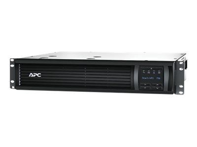 Apc Smart-Ups 750Va Lcd Rm - Usv (Rackversion) - Ac 230 V - 500 Watt - 750 Va - Ethernet, Rs-232, Usb - Output-Stikforbindelser: 4 - 2U - Sort - Für