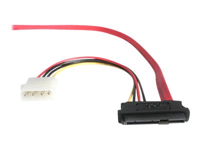 Startech 18In Sas 29 Pin To Sata Cable With Lp4 Power - 18In Sas 29 Pin To Sata Cable - 18In Sff 8482 To Sata (Sas729pw18) - Ata/Sas-Kabel - 4-Pin In