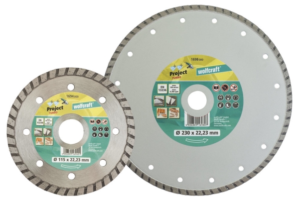 Wolfcraft Gmbh 1 Diamant-Trennscheibe Pro Turbo