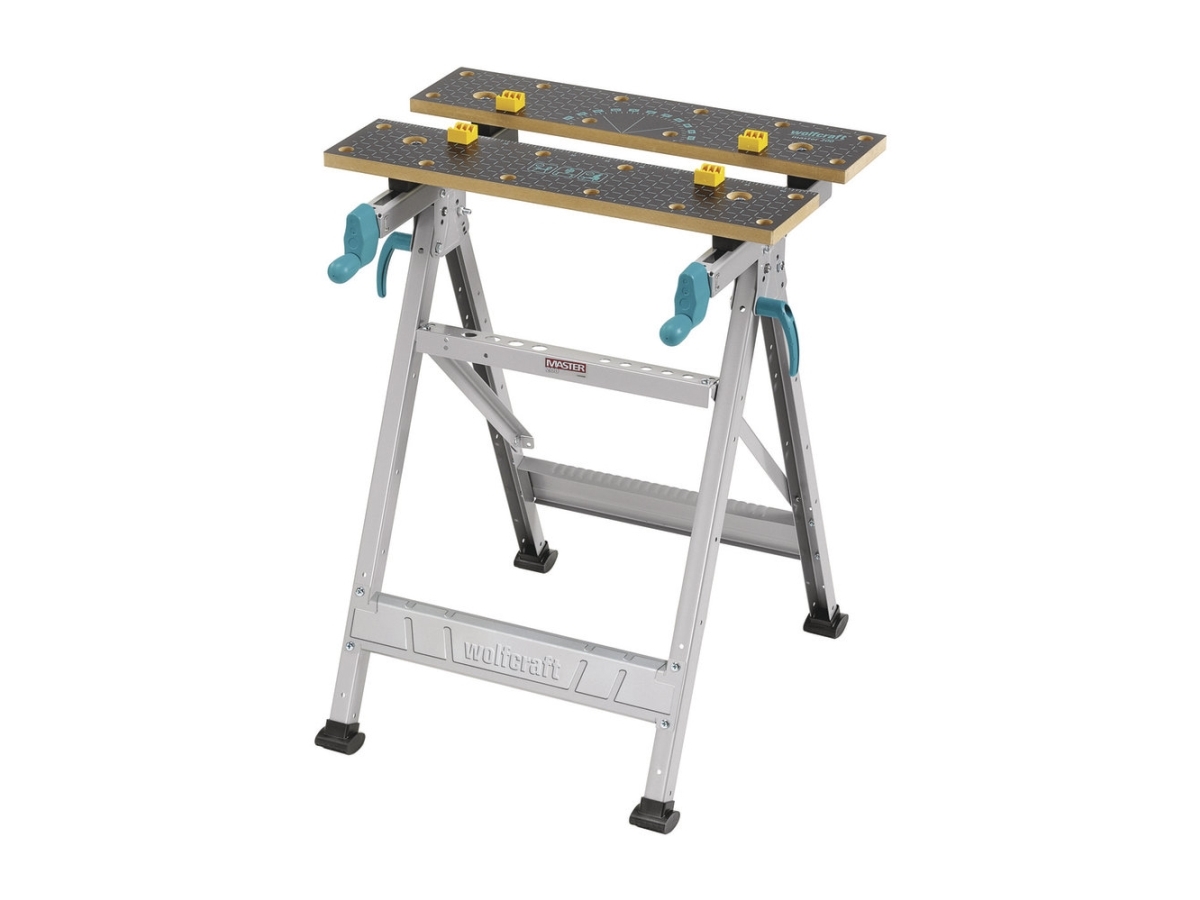 Wolfcraft Gmbh Master 200, Savbuk Arbejdsbord, Mdf, Aluminium, Sort, 180 Kg, 14,5 Cm, 36,5 Cm