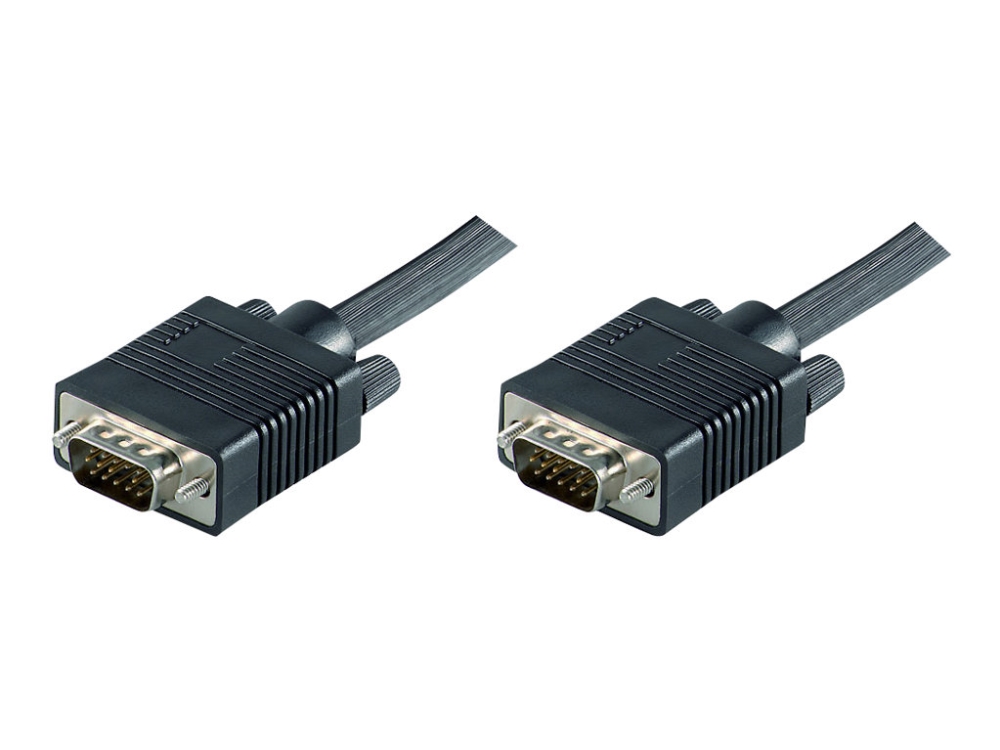 Microconnect Svga Hd15 5M, 5M, Vga (D-Sub), Vga (D-Sub), Hanstik, Hanstik, Sort
