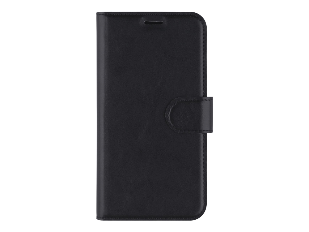 KEY Core Slim Wallet - Flipomslag til mobiltelefon - polyurethan - sort - for Motorola Moto C Plus
