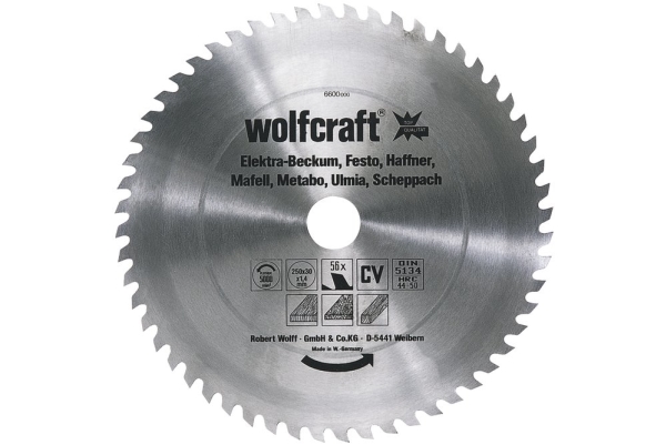 wolfcraft GmbH 6608000 - 400 x 30 mm - Rundsavsblad