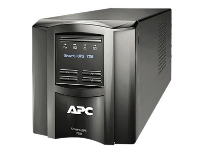 Apc Smart-Ups Smt750ic - Usv - Ac 220/230/240 V - 500 Watt - 750 Va - Rs-232, Usb - Output-Stikforbindelser: 6 - Sort - Med Apc Smartconnect - Für P/