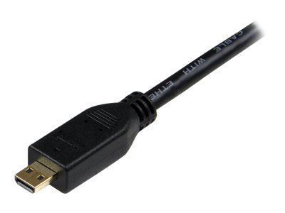 Startech.Com 3M Micro Hdmi Auf Hdmi Kabel Mit Ethernet - 4K 30Hz Video - Robustes High Speed Micro Hdmi Typ-D Auf Hdmi 1.4 Konverter/Adapterkabel - U