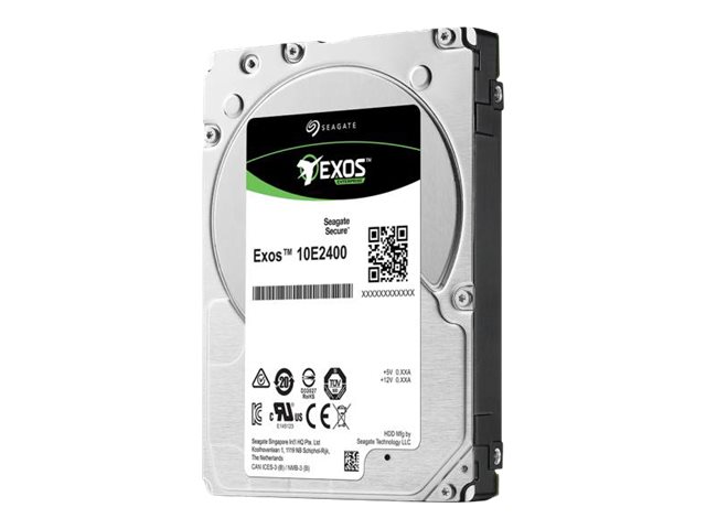Seagate Exos 10e2400 St1800mm0149 Hybridhårddisk 1.8 Tb 16 Gb Flash Inbyggd 2.5  " Sff Sas 12gb/s 10000 Rpm Buffert: 256 Mb Fips 140