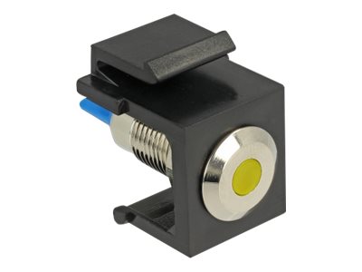 Delock Led - Keystone Jack - Sort