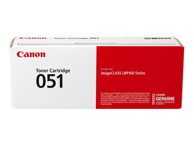 Canon 051 Toner-Cartridge, Schwarz, 1700 Seiten, Schwarz, 1 Stück(E)