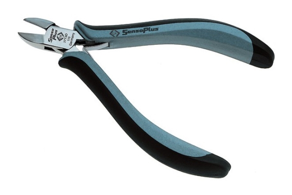 C.K Tools SensoPlus, sideskærende tang, stål, sort/blå, 11,5 cm