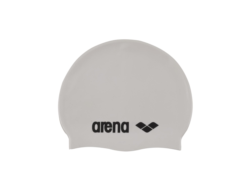 Arena Classic Silicone Cap, Sort, Sølv, Hovedhætte, Unisex, Voksen, Svømning, Silikone