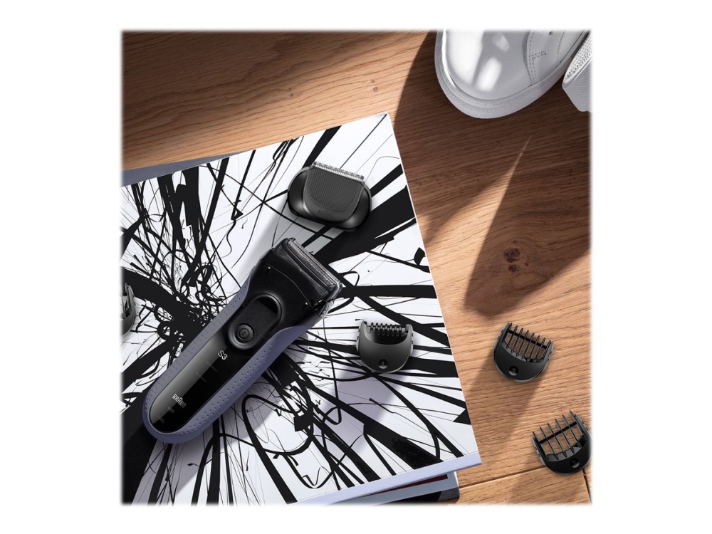 Braun Series 3 Shave&Style 3000Bt 3-In-1 - Shaver - Trådløs - Grå