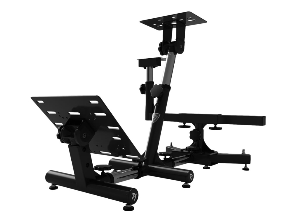 Arozzi Velocità - Ställ med cockpitratt/pedaler för racingsimulator - metall - svart | Spel - Gamingmöbler - Gamingstolar | GameStuff