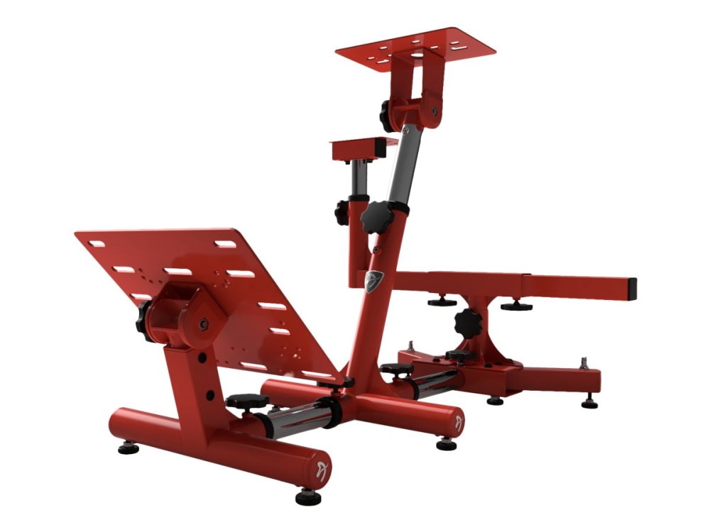 Arozzi Velocità - Racersimulator-cockpithjul/pedalstander - metal - rød
